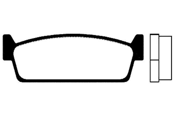 KAVO PARTS Комплект тормозных колодок, дисковый тормоз BP-6544